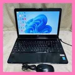 S566 NECノートパソコンSSD高速WEBカメラWindows11オフィス付