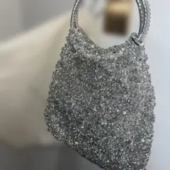 アンテプリマ裏地付きANTEPRIMA ピュアシルバーワイヤーバッグドロップ型