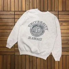 90s ハワイ大学 ヴィンテージ スウェット プルオーバー トレーナー カレッジ