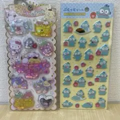 正規品✨サンリオキラキラウォーターinシール・ハンギョドンぷくっとシール