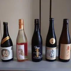【最終値下】日本酒　四合瓶　５本セット　千駒 遖　勝馬　優駿　妙高山 　廣戸川のサムネイル