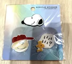 USJ限定　スヌーピー　アクリルステッカー