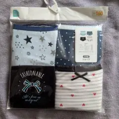 女の子向けショーツ 4枚セット size 160