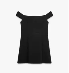 新品タグ付き　ZARA オフショルダーミニワンピース