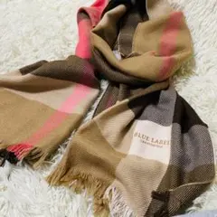 BLUE LABEL CRESTBRIDGE マフラー チェック　大判