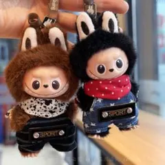 ラブブ4.0適用Labubuぬいぐるみ着　可愛い　mini着せ替え服　3点セット