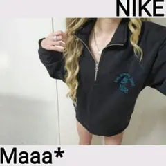 本日のおすすめ！　NIKE　ナイキ　刺繍ロゴ　ハーフZIP　スウェット