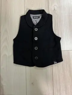 キッズ　黒　ベスト 90センチ　入園　入学