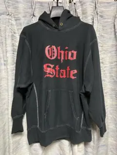 XL 90s Champion OHIOリバースウィーブ ブラック パーカー