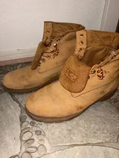 ア*指様 Timberland 90sイエローブーツ