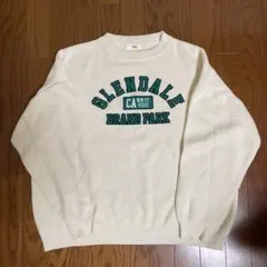 WEGO GLENDALE BRAND PARK ニット ホワイト