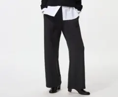 ユニクロ*ウォームフリースストレートパンツ*ブラック*Ｌサイズ