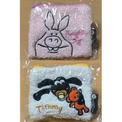 ひつじのショーン もこもこスクエアポーチ