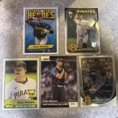 サイヤング賞！topps Paul・Skenes ポール　スキーンズ　５枚セット
