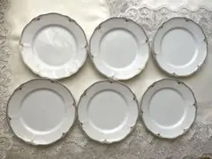 ノリタケ　プレート 6枚セット ゴールドライン　21cmのサムネイル