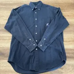 90'sRalph Lauren TILDENネイビー ボタンダウンシャツ M