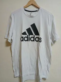 adidas ホワイト Tシャツ 2XL