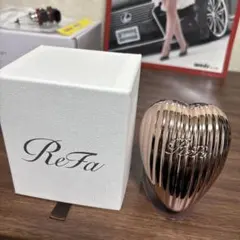 ReFa ハート型ヘアブラシ ローズゴールド 箱付き