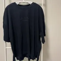 ロゴプリント オーバーサイズ Tシャツ ブラックのサムネイル