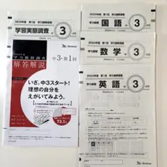 最新新品美品　2025年度学力推移調査　2025年度 解答解説付 2025年度 中学1年生 学力推移調査 第2回 最新版 問題・解答 新品