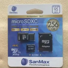 SanMax micro 256GB SDXCカード(NOTused item)