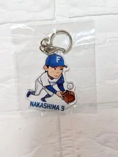 【#9 中島卓也】ファイターズ エスコンビンゴ景品　新イラストキーホルダーのサムネイル