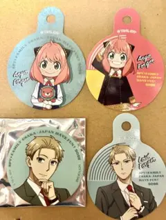 スパイファミリー SPY×FAMILY 万博 ロイド 缶バッジ アーニャ タグ