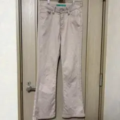 【S.Q.J】 フレアパンツ グレージュ ボブゾン ジーンズ 日本製 Mのサムネイル
