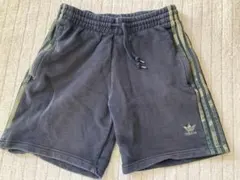 adidas アディダスオリジナルス スウェット ショートパンツ 黒 迷彩