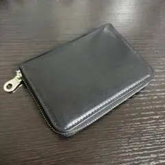 【良品】BERMAS FURTH財布 ラウンドジップ 黒