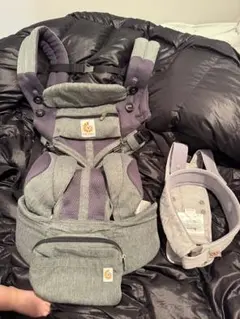 エルゴベビー オムニ360 クールエア クラシックウィーブ(グレー) 美品