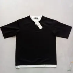 COMME CA ISM 重ね着風T.シャツ