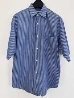 UNITED ARROWS エアリーポプリン ストライプ ショートスリーブシャツのサムネイル
