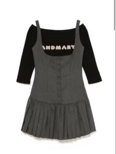 andmary Jade set mini dress gray F