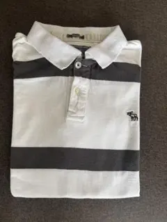 Abercrombie&Fitch　アバクロ　ポロシャツ　古着ボーダー　M