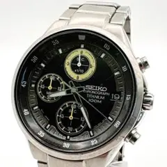 稼動品 SEIKO 7T92-0BF0 パンダ クロノグラフ デイト 腕時計 - メルカリ