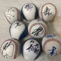 て*ん様 加藤貴之、田宮裕涼、鶴岡慎也などの直筆サインボール