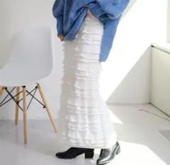 Kastane カットフリルIラインスカート Kastane