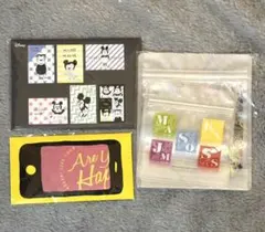 嵐を旅する展覧会　ポストカード　￼ジッパーバッグ　メガネ拭き　3点セット