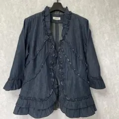 INGEBORG インゲボルグ フリル デニムジャケット　 日本製 X3781 2026年最新】INGEBORG インゲボルグ Gジャンの人気アイテム - メルカリ