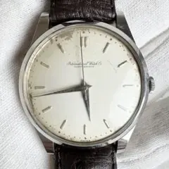 IWC シャフハウゼン 手巻き 文字盤:ホワイト【稼働品】メンズモデル IWC シャフハウゼン 腕時計 メンズ ラウンド 手巻き Cal.89 1955