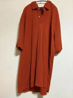 TOMMY HILFIGER オレンジ ポロシャツ XXL