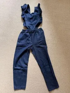 OU? by EDWIN ダークブルー オーバーオール