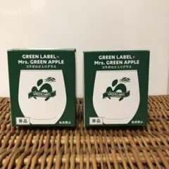 GREEN LABEL+ ミセスグリーンアップル　グラス ５個　ショッパー6個 Mrs. GREEN APPLE ミセス グリーンラベルコラボグラス 5個