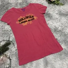 【Hollister】 半袖Tシャツ 赤　カットソー　Sサイズ