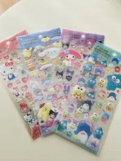 クリアキャンディシール　シナモ　はぴだんぶい　プリン　キティ　マイメロディクロミ