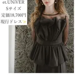 【現行】et.UNiVER Eclipse dress ブラウン S