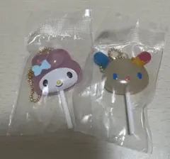 サンリオキャラクターズ カラフルキャンディチャーム ウサハナ、マイメロ
