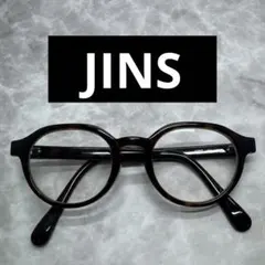 JINS メガネ べっ甲柄 ボストン型 ブルーライト 度なし - メルカリ