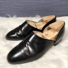 良品【HARUTA】スポックシューズ 24.5EE レザー 革靴 プレーントゥ